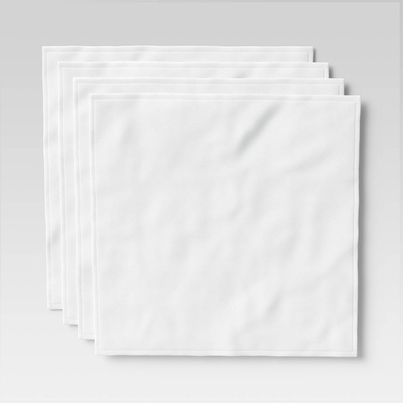 slide 3 of 3, 4pk 30"x30" Flour Sack White - Room Essentials™, 4 ct