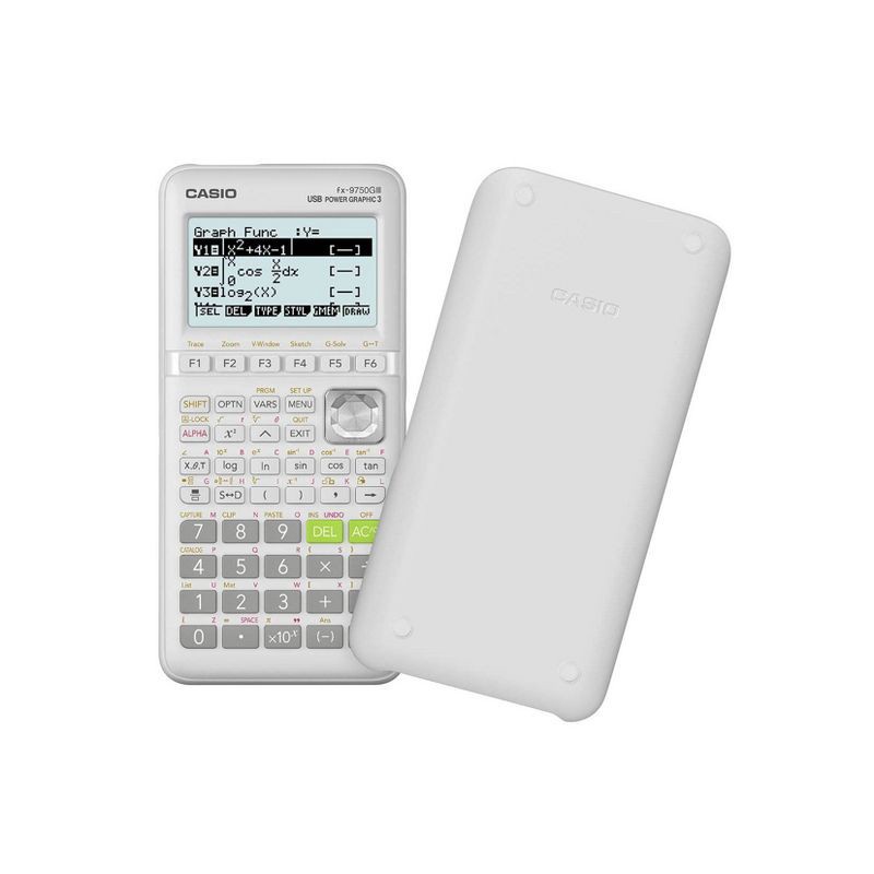 slide 2 of 2, Casio FX-9750GIII Graphing Calculator - White, 1 ct