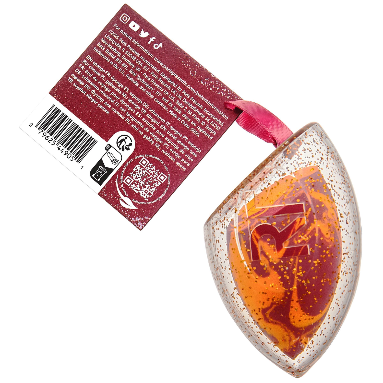 slide 2 of 4, Real Techniques Holiday Gift Set Miracle Complexion Sponge + Travel Case Gift Set, 1 ct