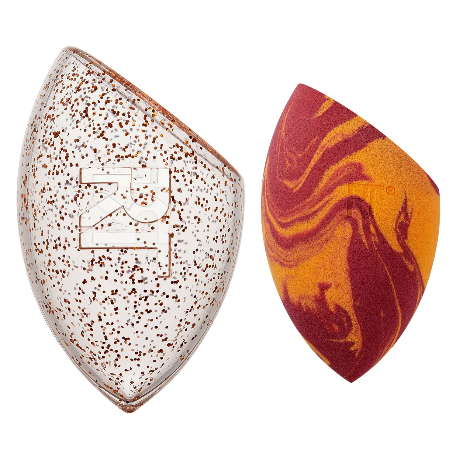 slide 4 of 4, Real Techniques Holiday Gift Set Miracle Complexion Sponge + Travel Case Gift Set, 1 ct