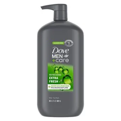 Dove Men+Care Extra Fresh Refreshing Body & Face Wash Pump - Sulfate Free - 30 fl oz