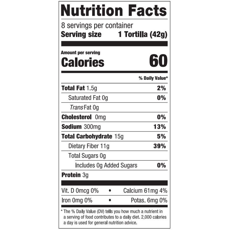 slide 4 of 7, La Banderita Carb Counter Keto Friendly White Tortilla Wraps - 11.9oz/8ct, 11.9 oz, 8 ct