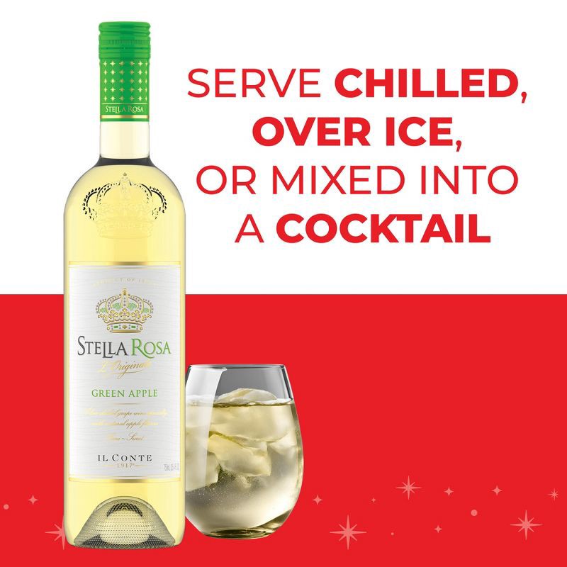 slide 5 of 14, Stella Rosa Green Apple White Wine - 750ml Bottle, 750 ml