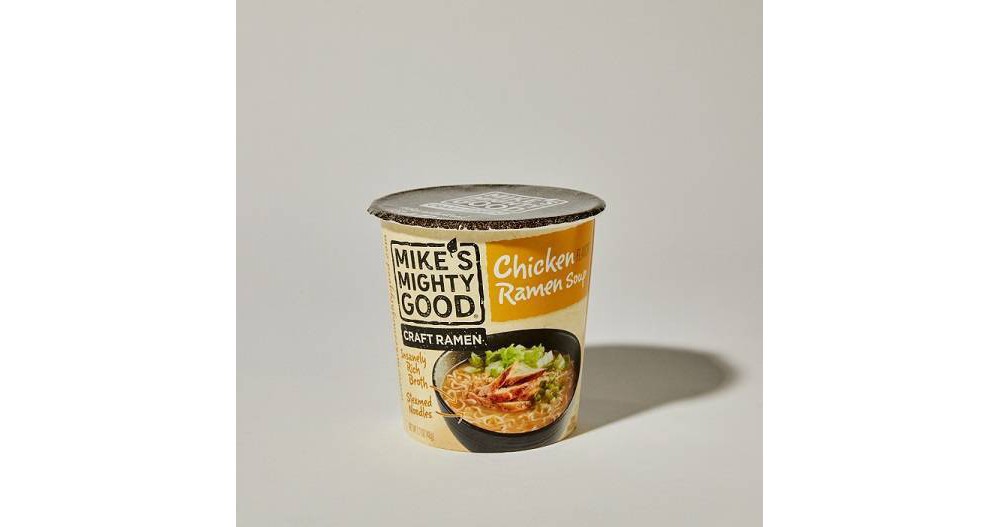 slide 4 of 4, Mike's Mighty Good Chicken Ramen Noodle Soup Cup - 1.7oz, 1.7 oz
