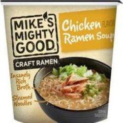 slide 1 of 4, Mike's Mighty Good Chicken Ramen Noodle Soup Cup - 1.7oz, 1.7 oz