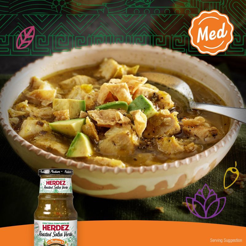 slide 9 of 12, Herdez Roasted Salsa Verde Medium - 15.7oz, 15.7 oz