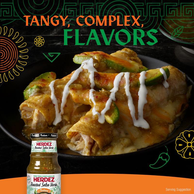 slide 10 of 12, Herdez Roasted Salsa Verde Medium - 15.7oz, 15.7 oz