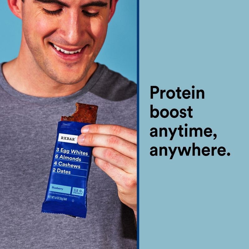 slide 6 of 11, RXBAR Blueberry Egg Protein Bars - 12g Protein - 18.3oz/10ct, 18.3 oz, 10 ct