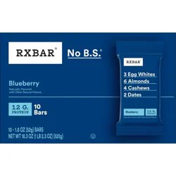RXBAR Blueberry Protein Bars - 12g Protein - 18.3oz/10ct