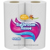 slide 1 of 1, Check This Out... Bathroom Tissue, 4 ct