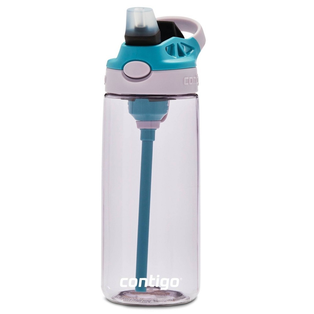 slide 3 of 6, Contigo 20oz Kids Water Bottle with Redesigned AutoSpout Straw Purple/Blue, 1 ct