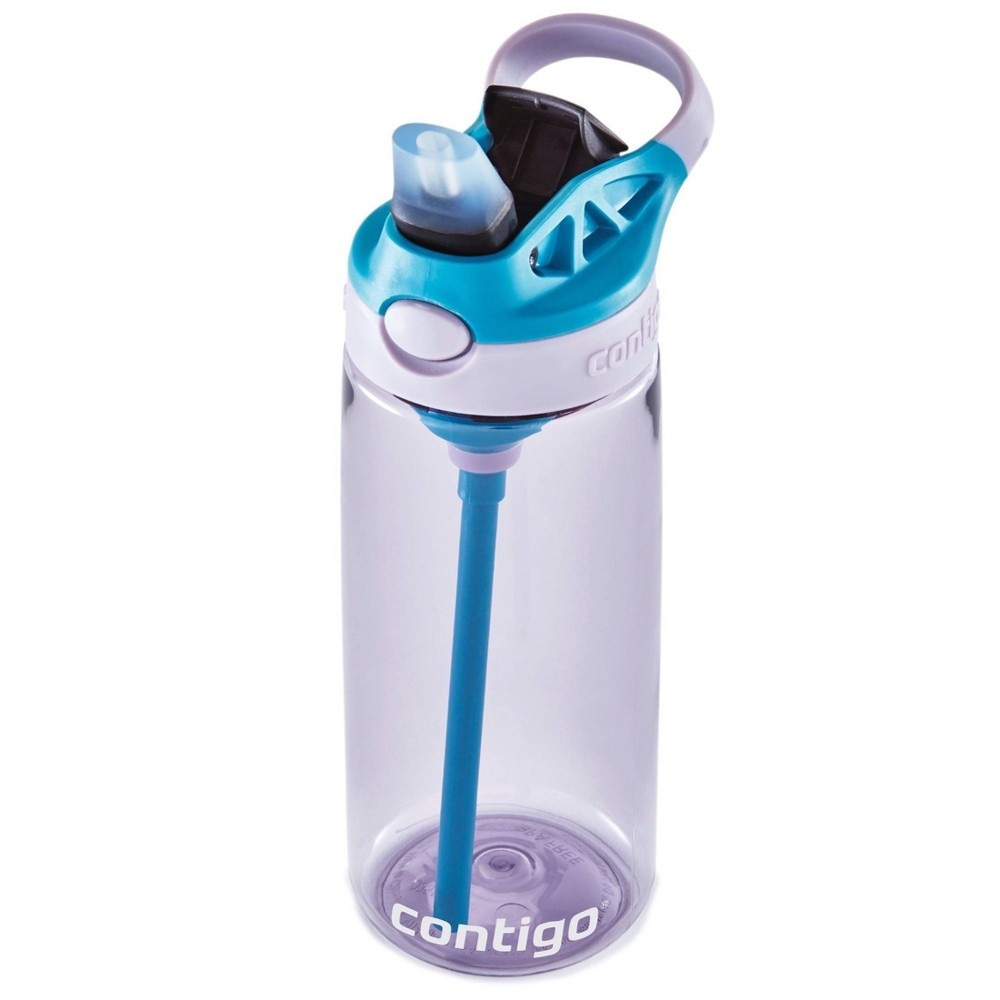 slide 6 of 6, Contigo 20oz Kids Water Bottle with Redesigned AutoSpout Straw Purple/Blue, 1 ct