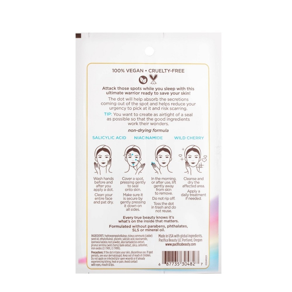 slide 2 of 3, Pacifica Acne Patches, 12 ct