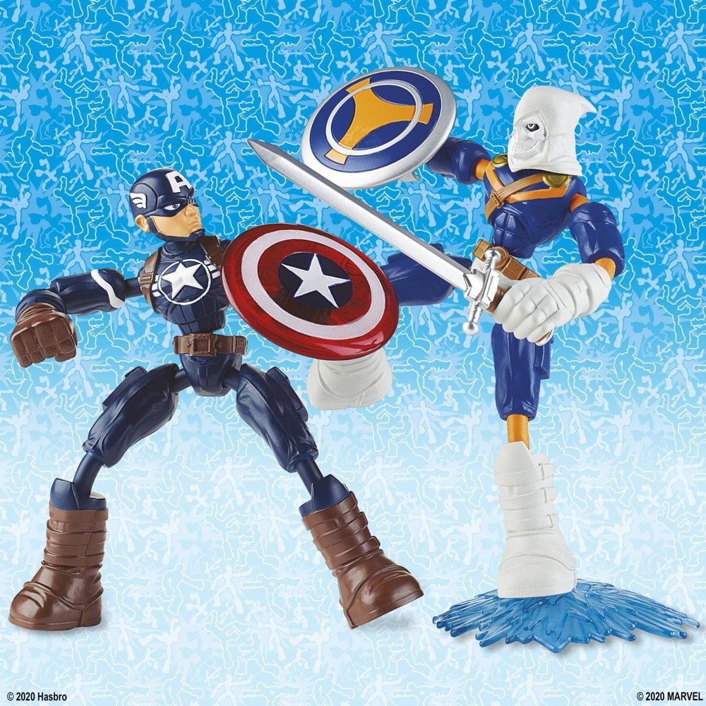 Marvel Avengers Bend and Flex Iron Man, Captain America