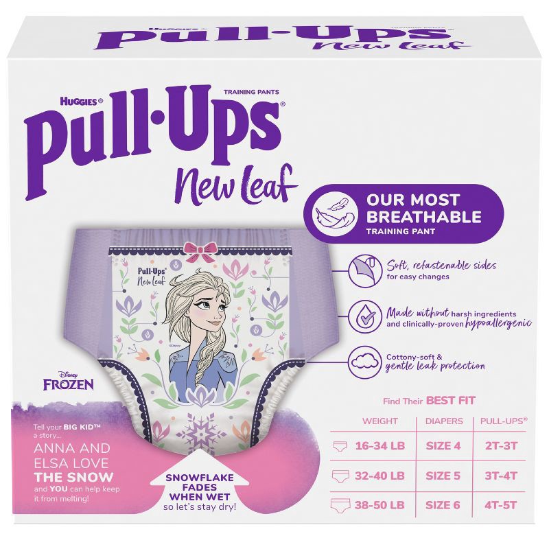 Pull-Ups New Leaf Girls' Disney Frozen Potty Training Pants - 3T-4T - Shop  Training Pants at H-E-B