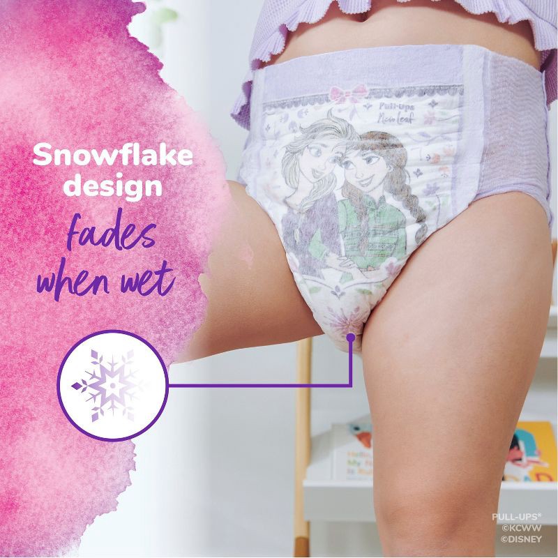 slide 5 of 12, Pull-Ups New Leaf Girls' Disney Frozen Training Pants - 4T-5T - 60ct, 60 ct