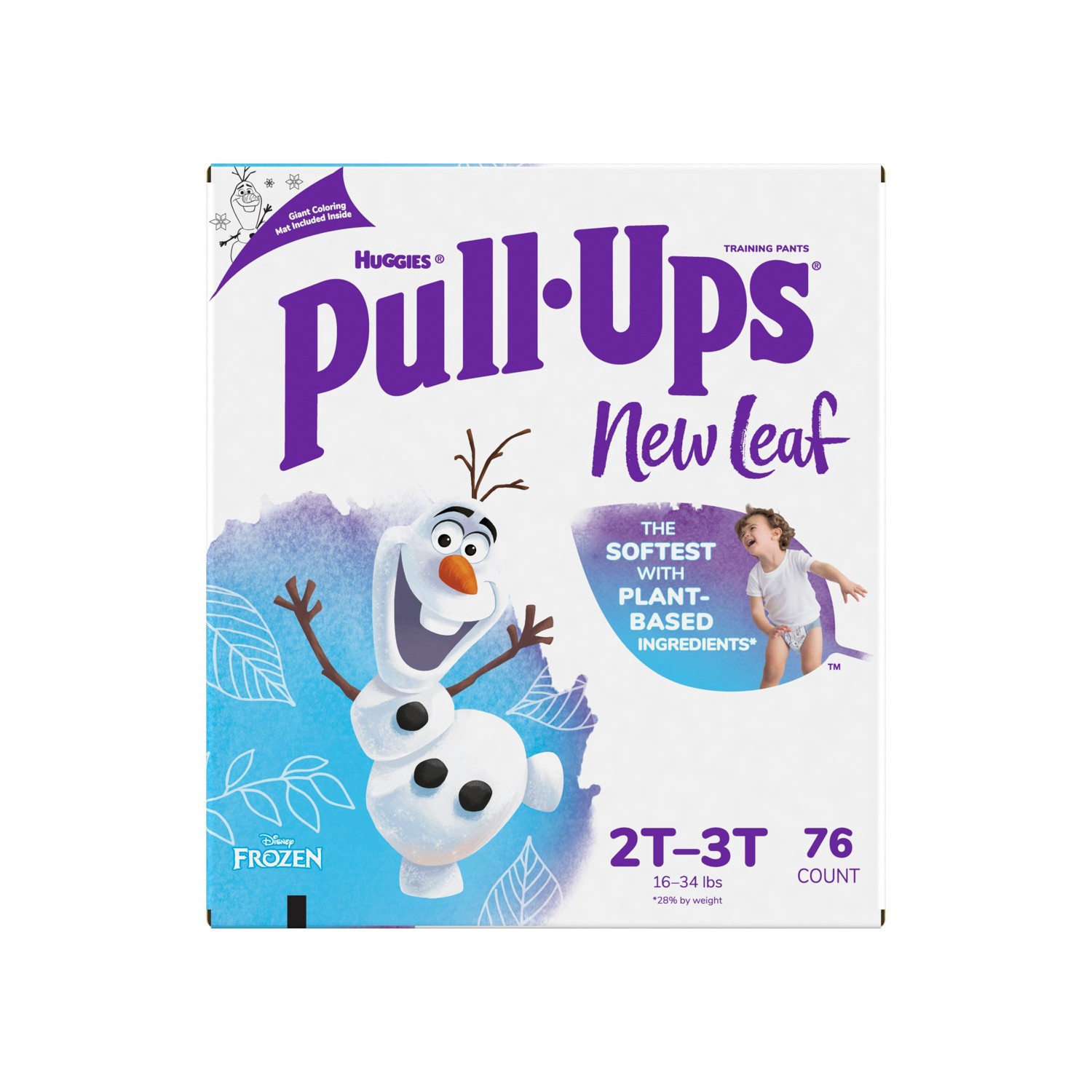 slide 6 of 10, Pull-Ups New Leaf Boys' Disney Frozen Training Pants - 2T-3T - 76ct, 76 ct
