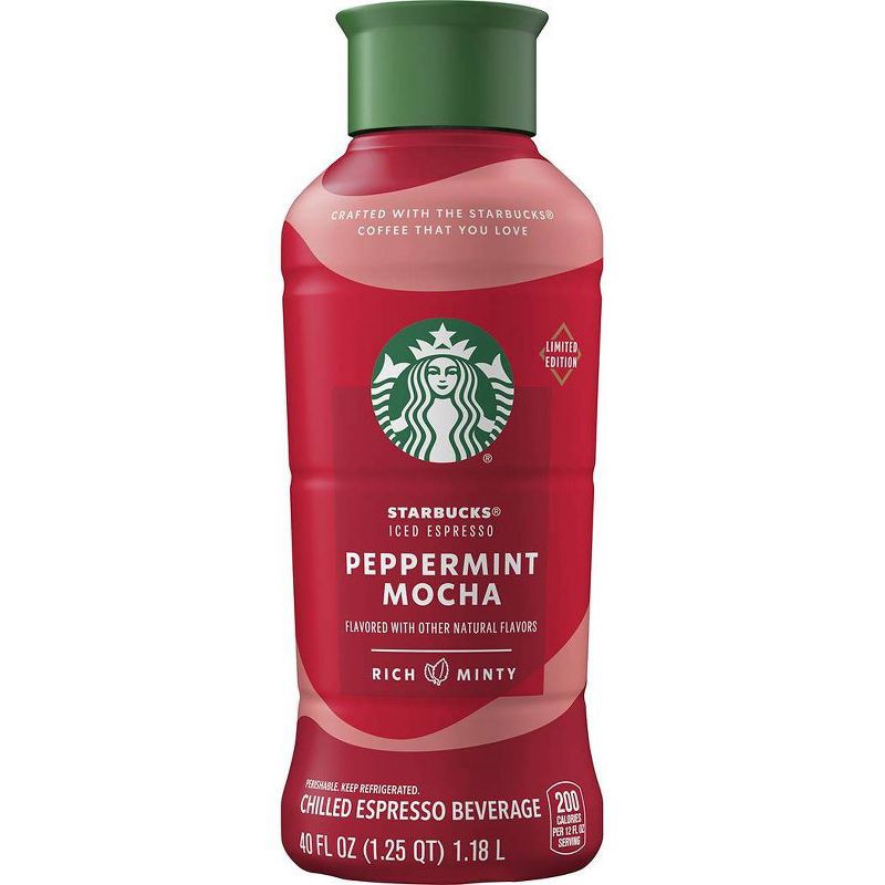 slide 1 of 6, Starbucks Discoveries Starbucks Peppermint Mocha Iced Espresso - 40 fl oz, 40 fl oz