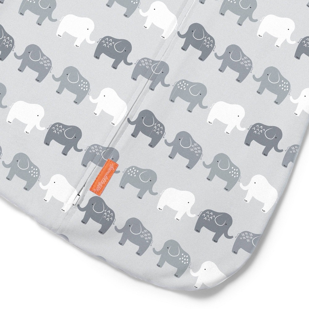 slide 3 of 8, SwaddleMe Arms Free Convertible Swaddle Wrap - Elephant In A Row 4-6M, 1 ct