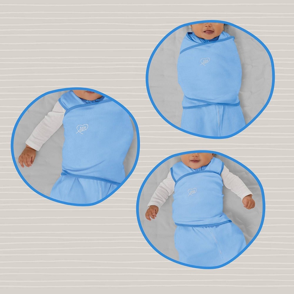 slide 4 of 8, SwaddleMe Arms Free Convertible Swaddle Wrap - Elephant In A Row 4-6M, 1 ct