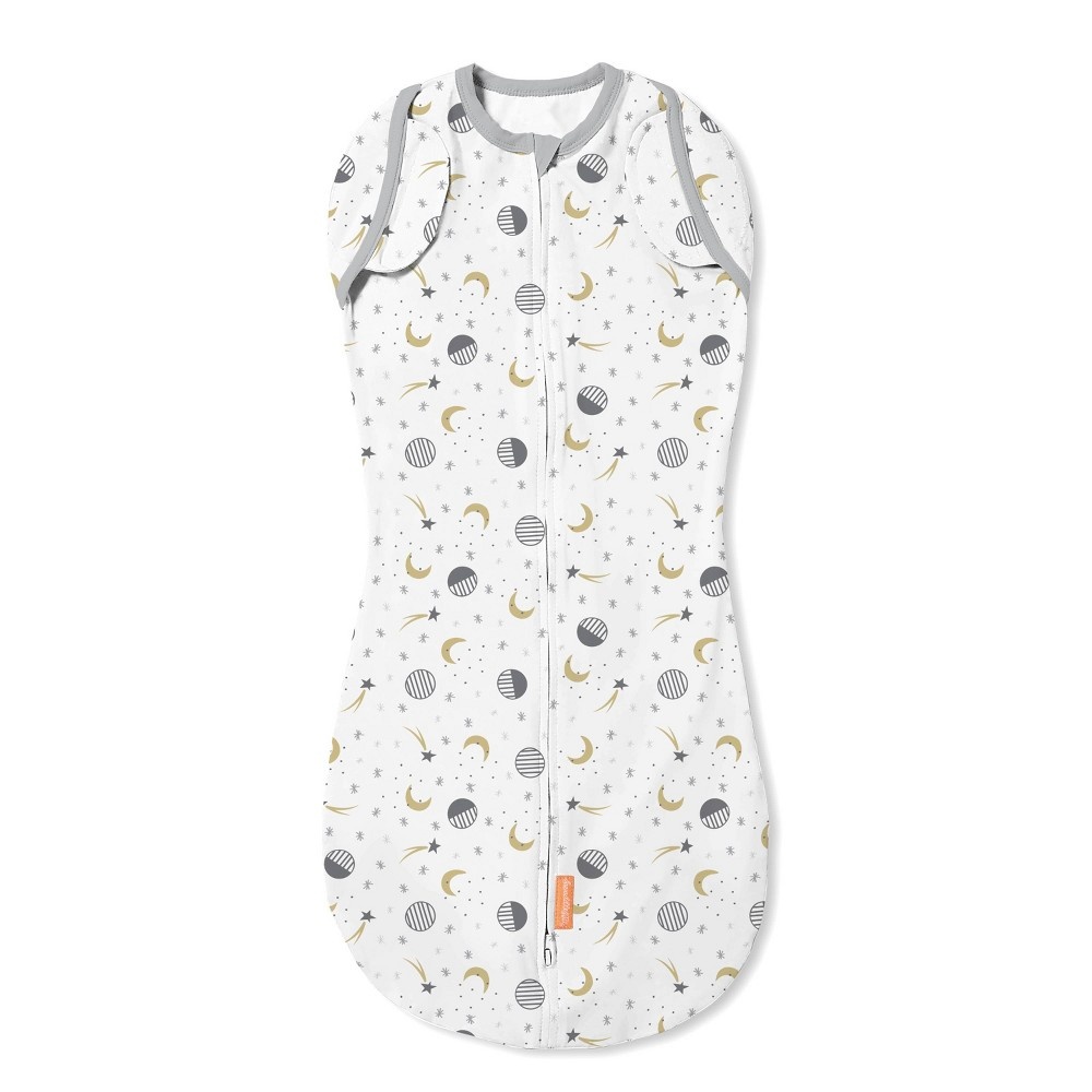 slide 3 of 11, SwaddleMe Arms Free Convertible Pod Swaddle Wrap - Lucky Star 4-6M, 2 ct