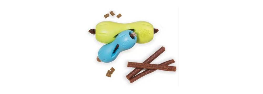 slide 3 of 5, West Paw Qwizl Dog Toy - Granny Smith Apple, 1 ct