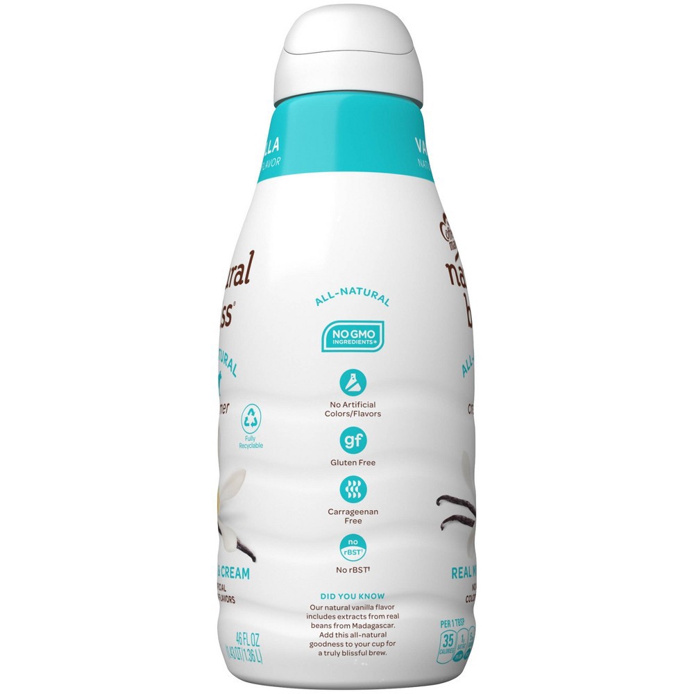 slide 8 of 17, Coffee-Mate Natural Bliss Vanilla Liquid Coffee Creamer, 46 fl oz
