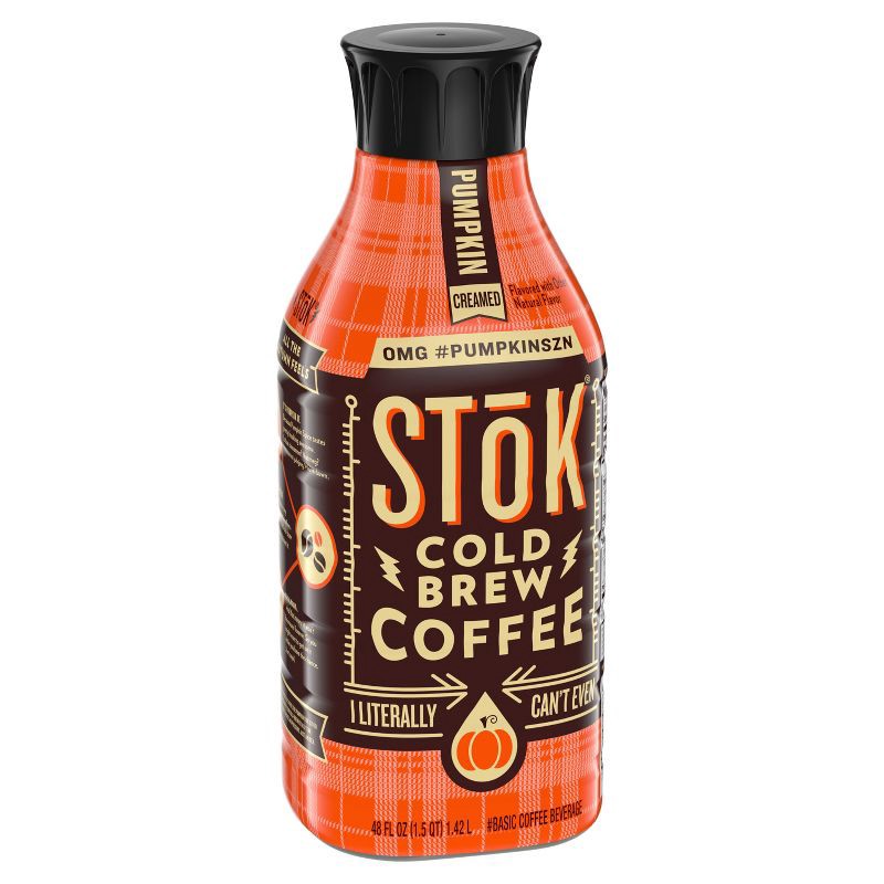 slide 8 of 13, SToK Pumpkin Creamed Cold Brew Coffee - 48 fl oz, 48 fl oz