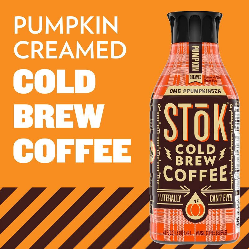 slide 2 of 13, SToK Pumpkin Creamed Cold Brew Coffee - 48 fl oz, 48 fl oz