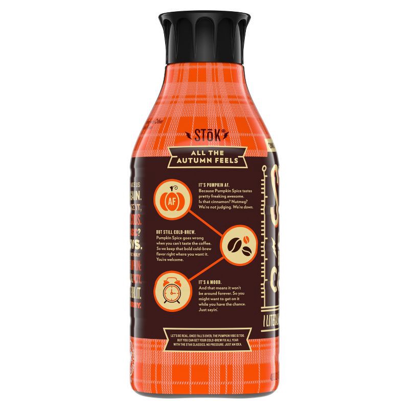 slide 10 of 13, SToK Pumpkin Creamed Cold Brew Coffee - 48 fl oz, 48 fl oz