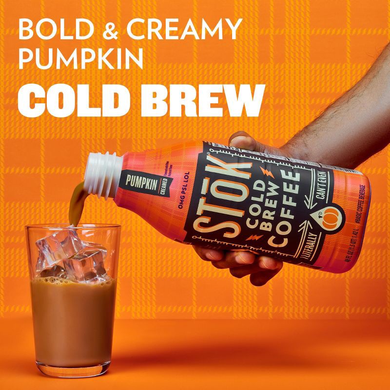 slide 12 of 13, SToK Pumpkin Creamed Cold Brew Coffee - 48 fl oz, 48 fl oz