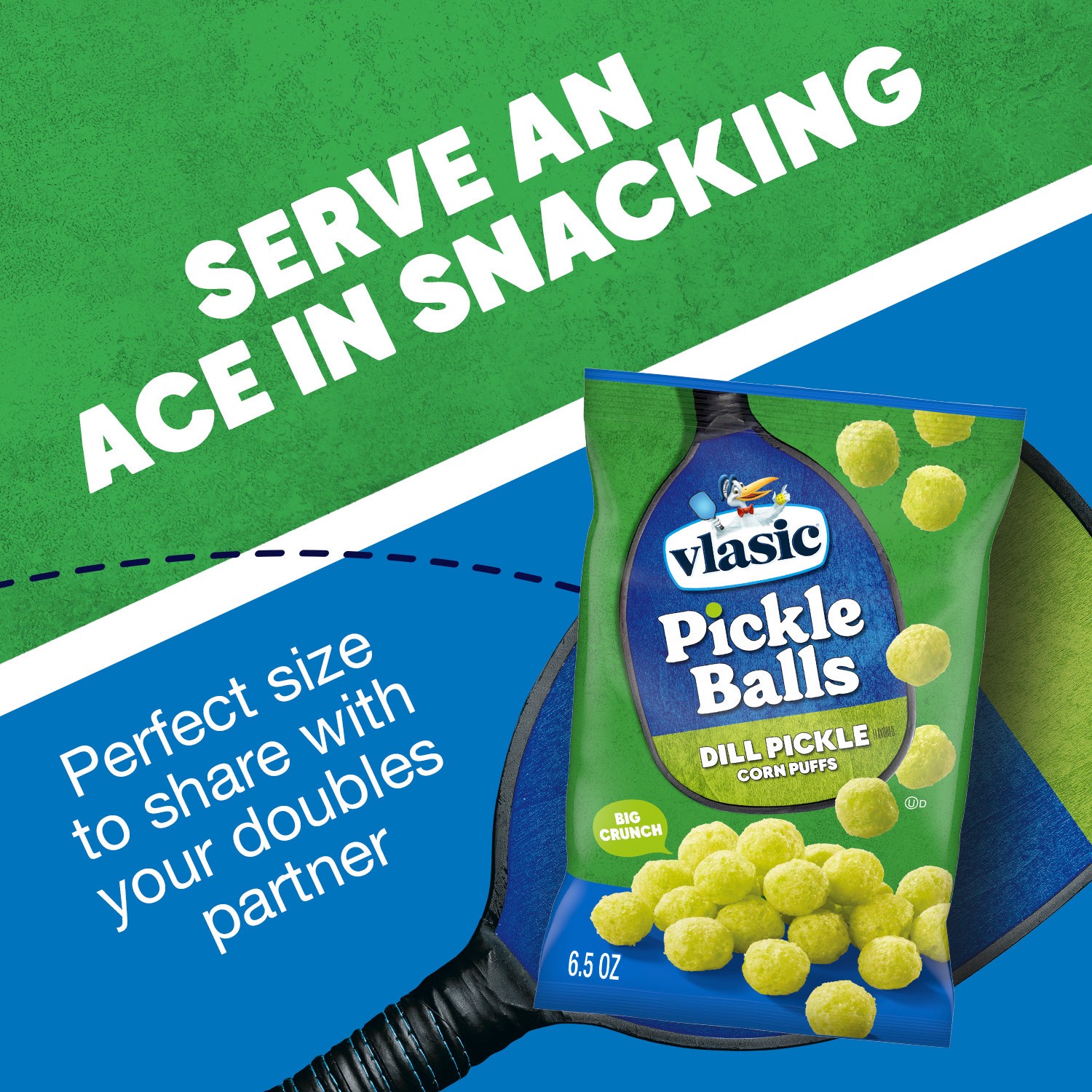 slide 5 of 7, Vlasic Pickle Balls, Dill Pickle Flavored Corn Puffs, 6.5 oz., 6.5 oz