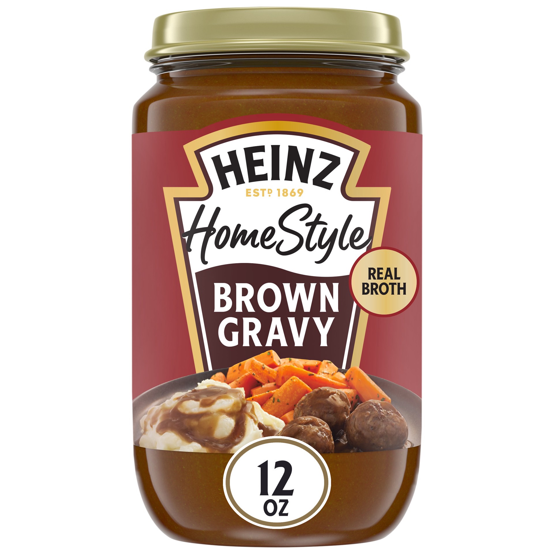 slide 1 of 4, Heinz 12 Oz Gravy Brown 12 Box/carton Case, 12 oz