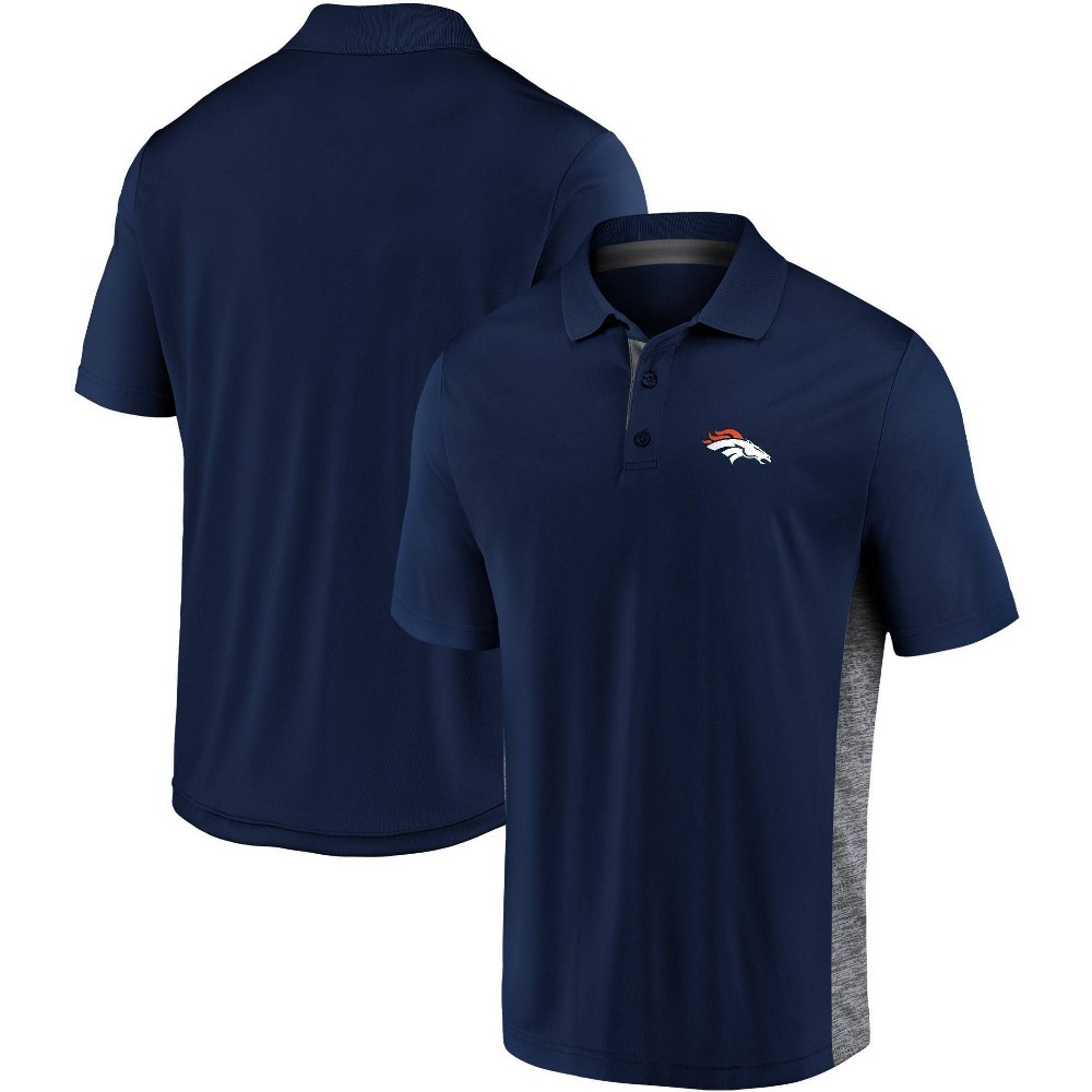 slide 3 of 3, NFL Denver Broncos Men's Spectacular Polo Shirt - XL, 1 ct