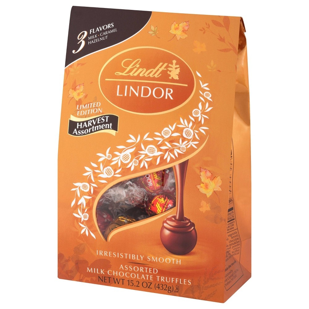 slide 6 of 7, Lindt Lindor Halloween Harvest Assorted Chocolate, 15.2 oz