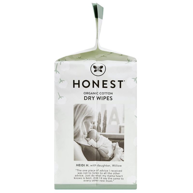 slide 4 of 10, The Honest Company 100% Organic Cotton Dry Wipes - 192ct, 192 ct