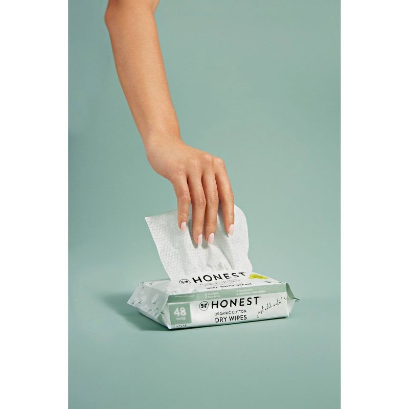 slide 7 of 10, The Honest Company 100% Organic Cotton Dry Wipes - 192ct, 192 ct