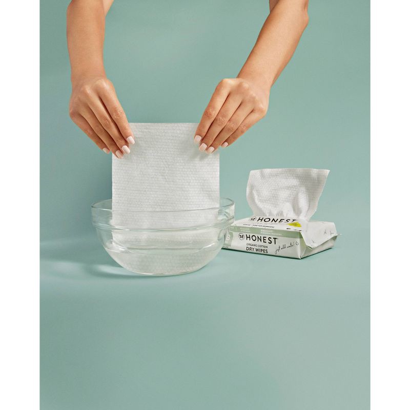 slide 9 of 10, The Honest Company 100% Organic Cotton Dry Wipes - 192ct, 192 ct