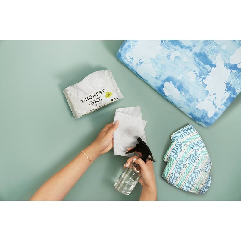 slide 10 of 10, The Honest Company 100% Organic Cotton Dry Wipes - 192ct, 192 ct