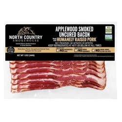 North Country Smokehouse USDA Uncured Certified Humane Bacon - 12oz
