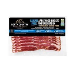 North Country Smokehouse USDA Sugar Free Uncured Certified Humane Bacon - 12oz