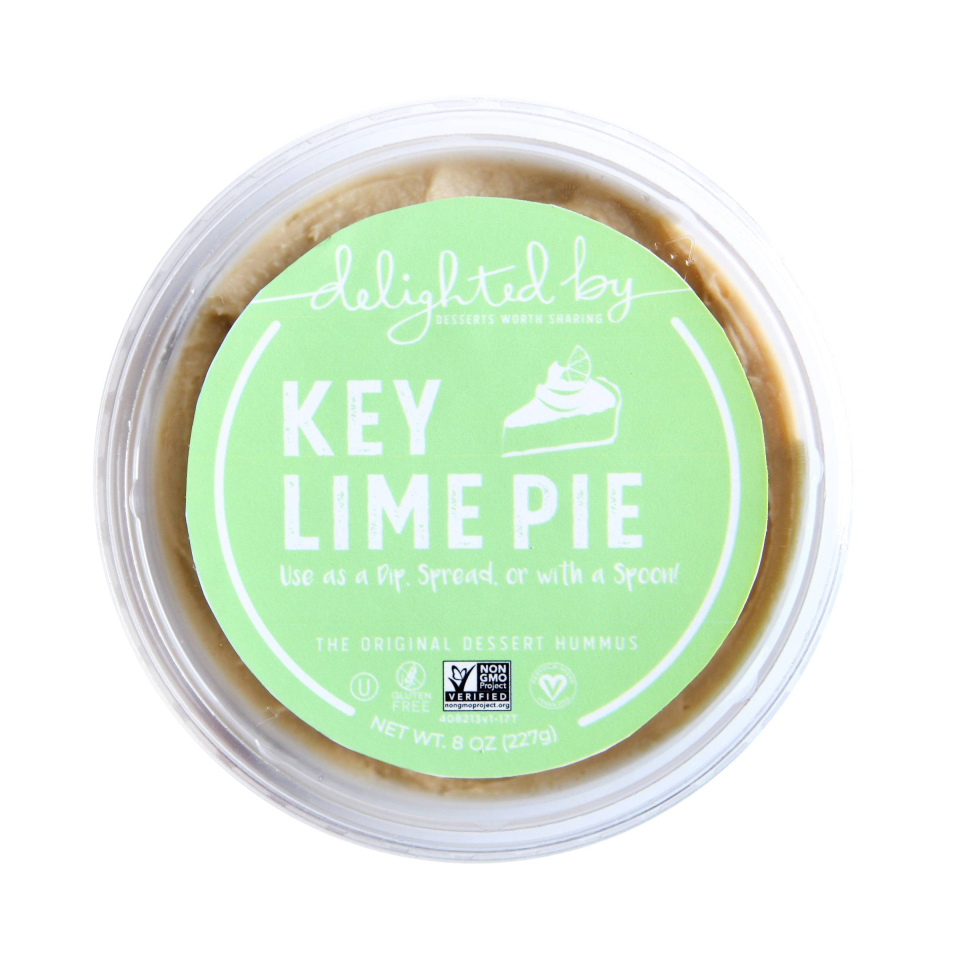 slide 1 of 1, Delighted By Key Lime Pie Hummus, 8 oz