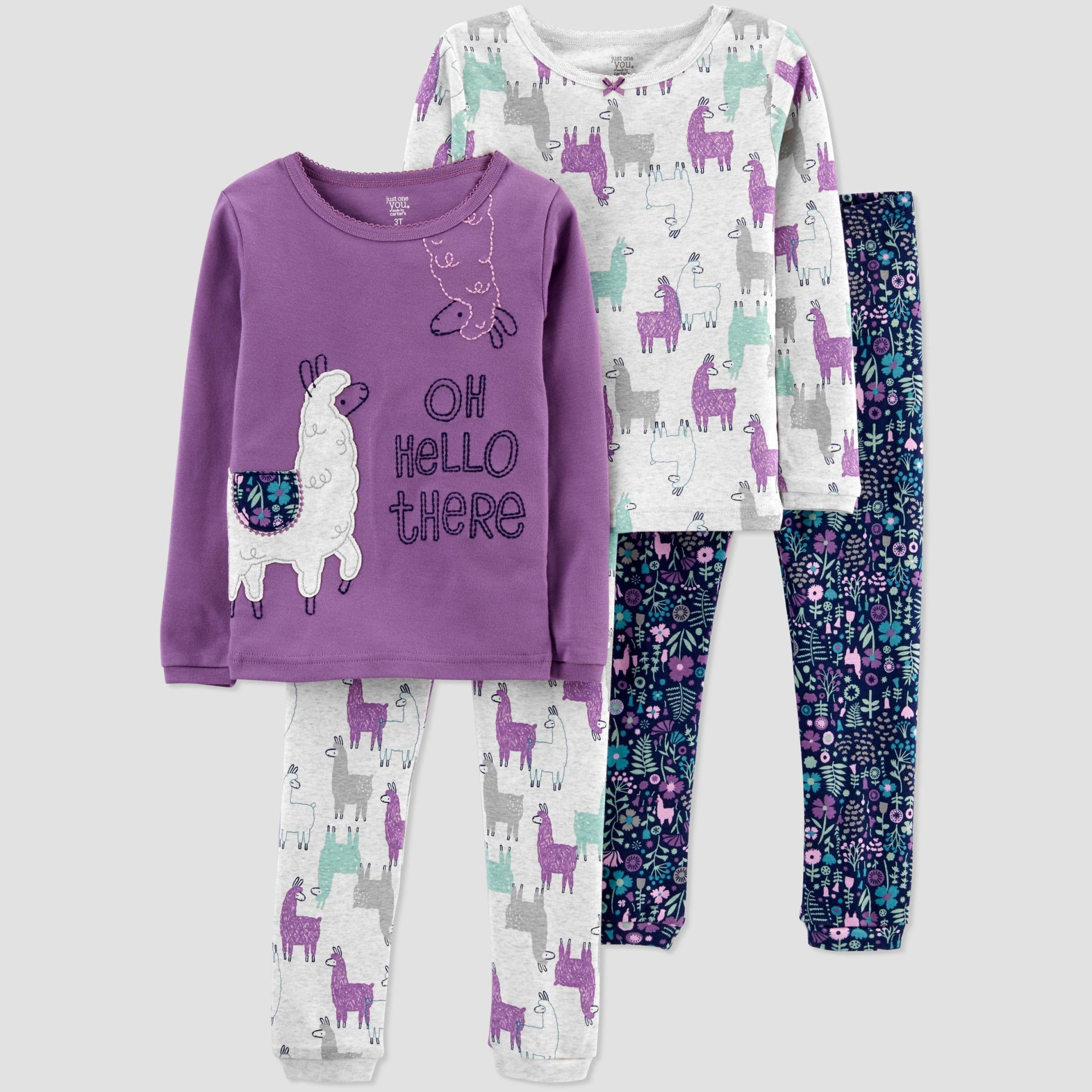 Carter's llama pajamas hotsell