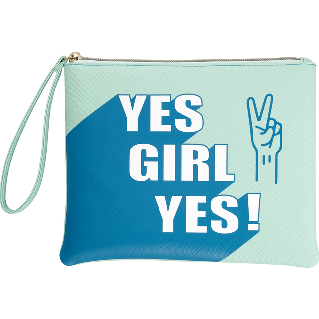 slide 1 of 1, Yes Girl Wristlet, 1 ct
