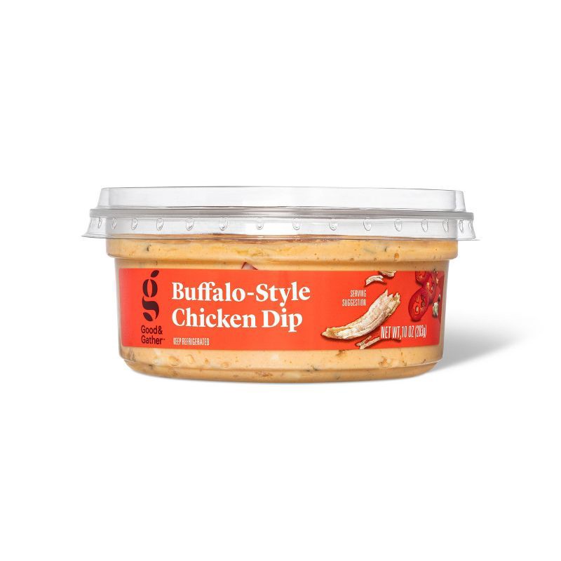 slide 3 of 4, Buffalo-Style Chicken Dip - 10oz - Good & Gather™, 10 oz