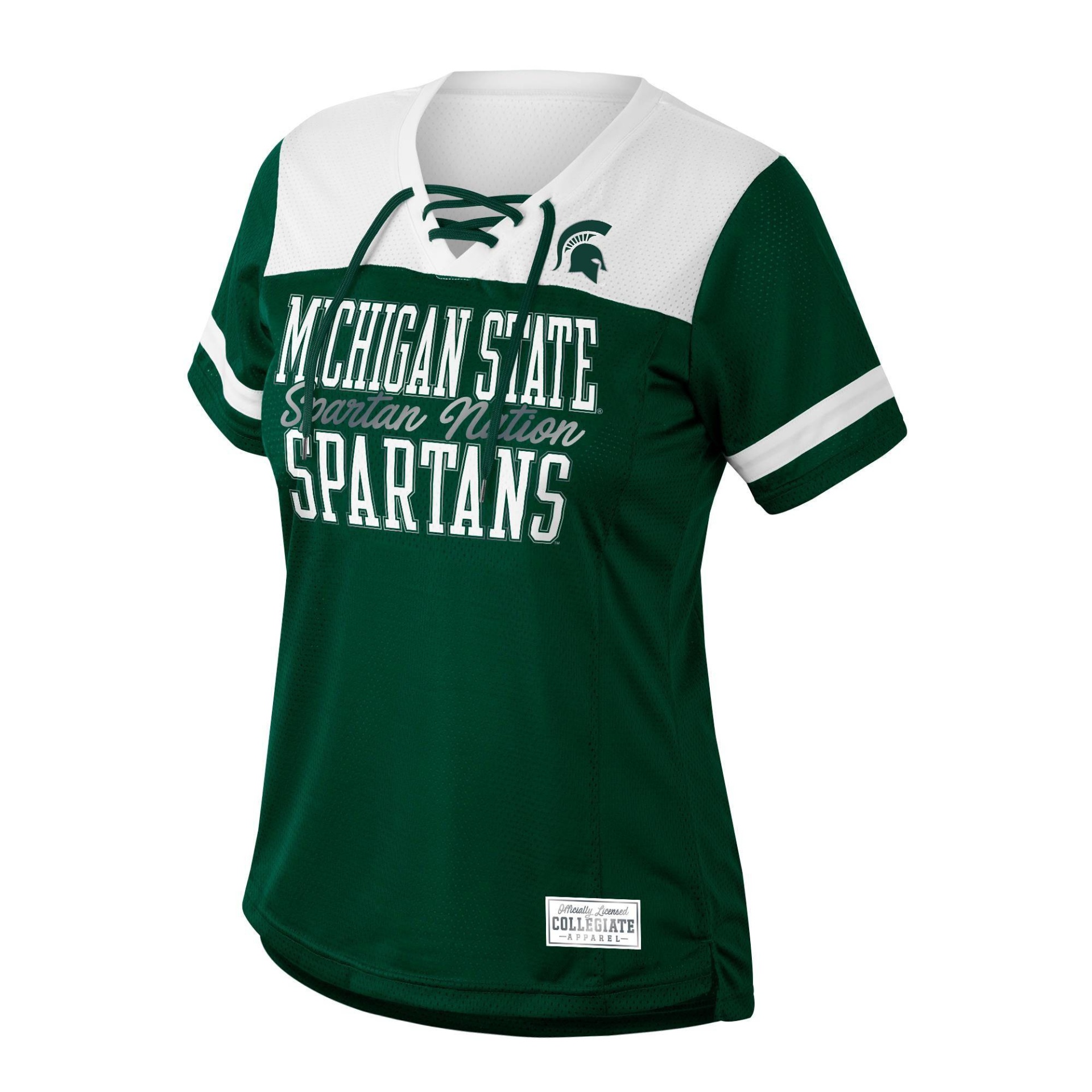 slide 1 of 1, NCAA Michigan State Spartans Women's Gametime Jersey - XL, 1 ct