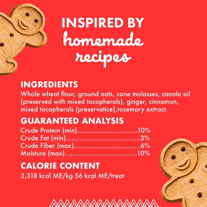 slide 3 of 11, Buddy Biscuits Gingerbread Flavor Holiday Dog Treats - 16oz, 16 oz