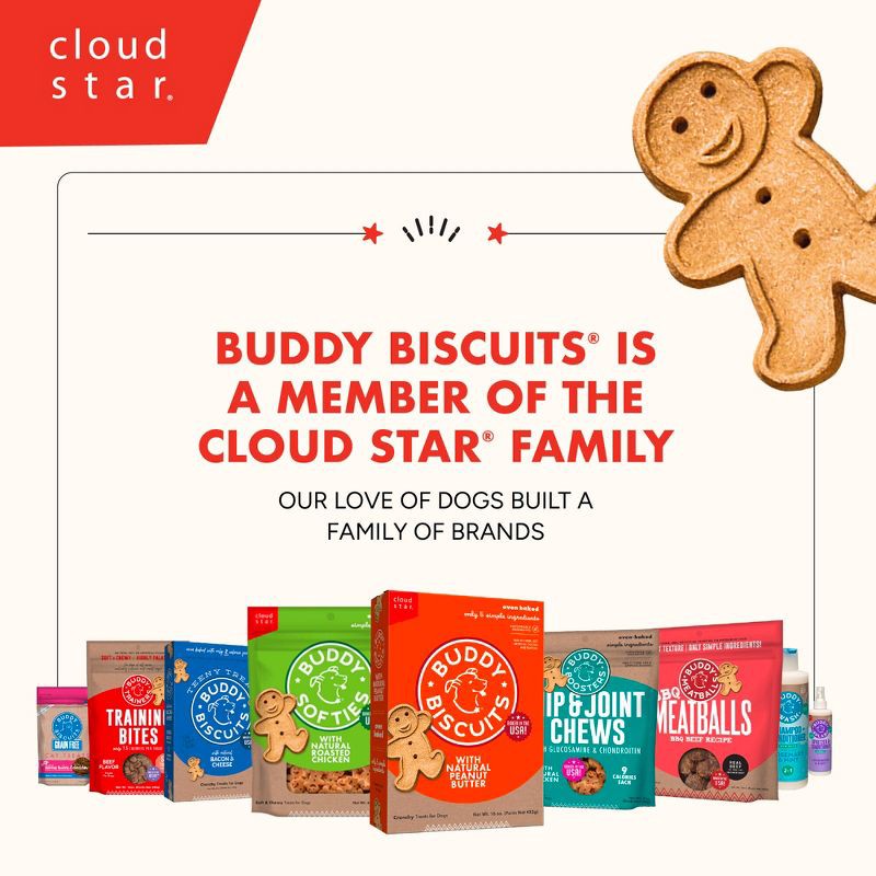 slide 10 of 11, Buddy Biscuits Gingerbread Flavor Holiday Dog Treats - 16oz, 16 oz