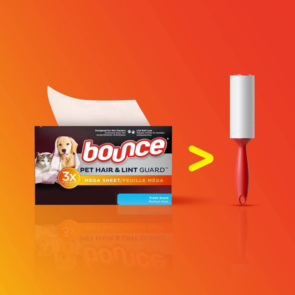 slide 5 of 5, Bounce Pet Fresh Dryer Sheets - 130ct, 130 ct