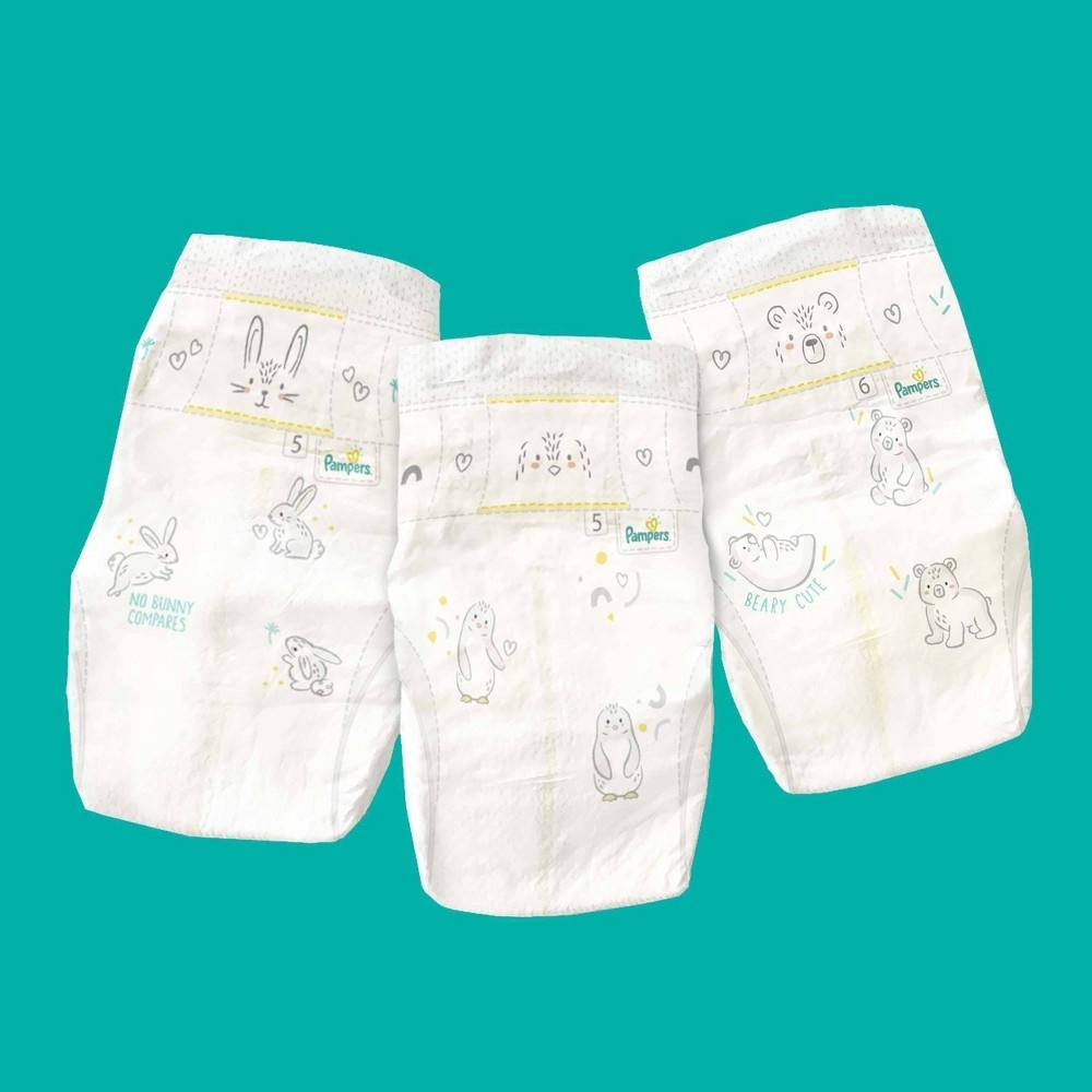 slide 7 of 11, Pampers Swaddlers Diapers Enormous Pack - Size 7 - 70ct, 70 ct